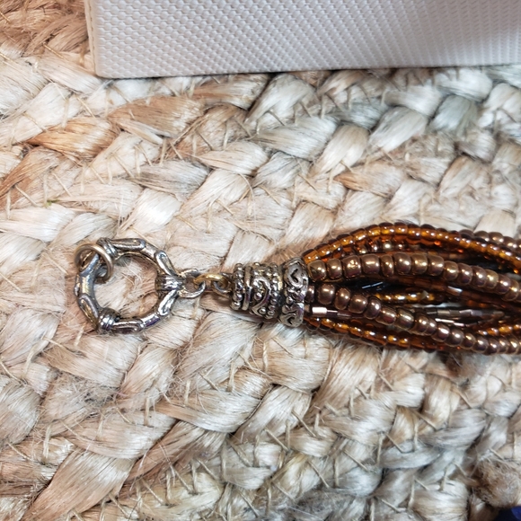 Seed Bead Bracelet Style Watch - Picture 4 of 8